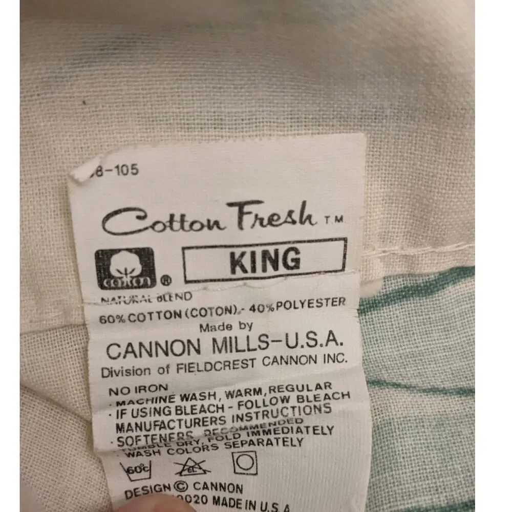 Cheetah Jungle Print King Cannon Mills Pillowcase, Cotton/poly blend